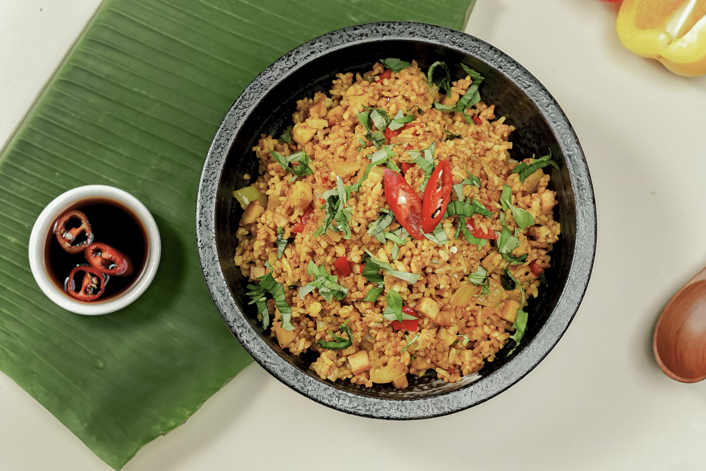 Hoan Hy's clay pot fried rice, close cousin of the much-praised seaweed rice