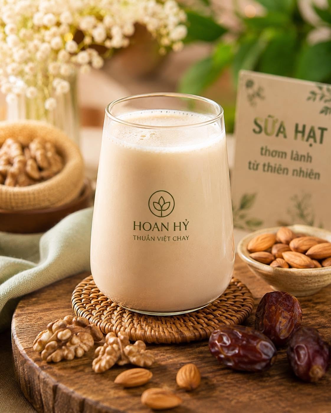 Sữa hạt Hoan Hỷ thơm lành từ thiên nhiên