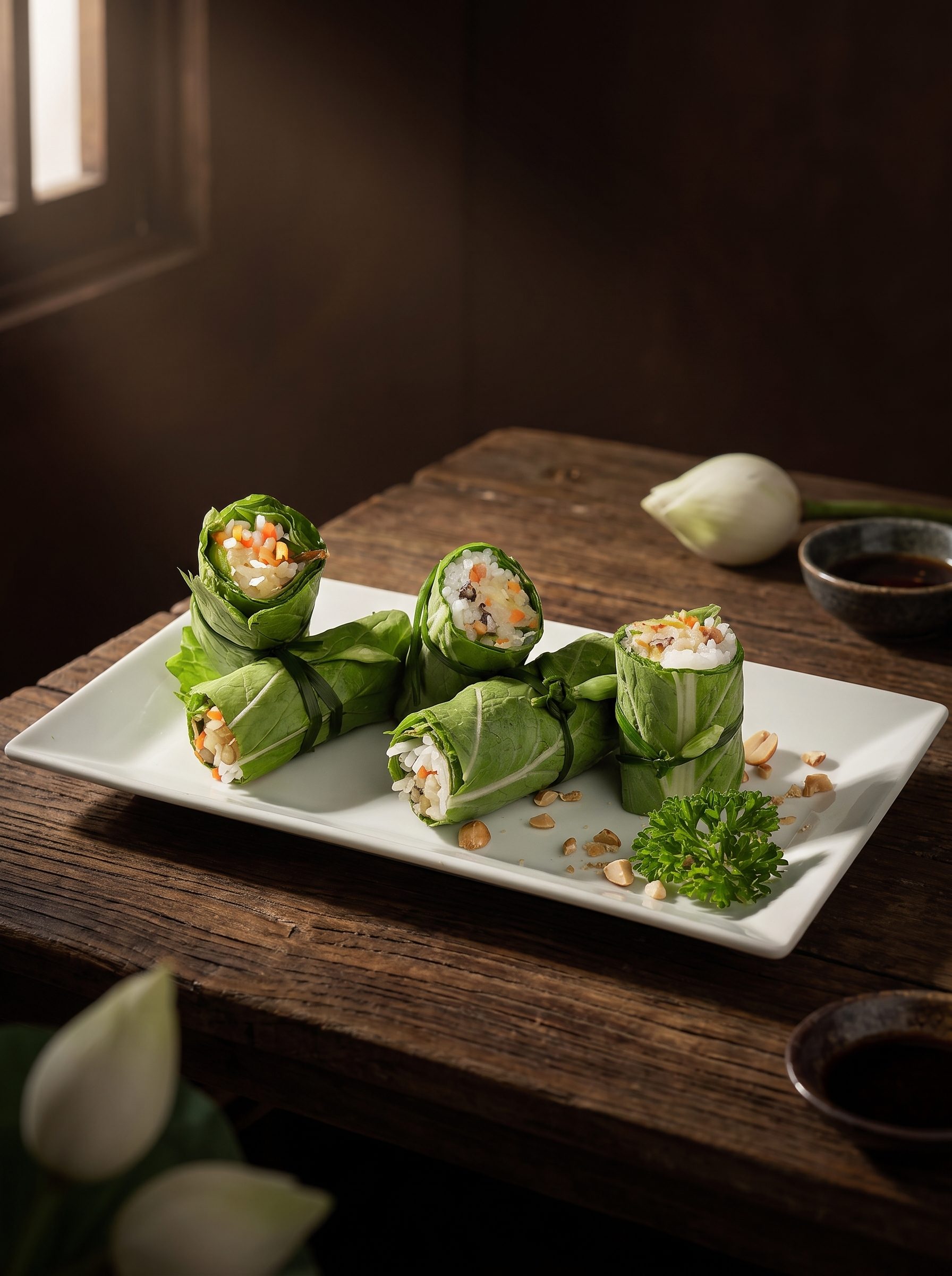 Cuốn diếp — cuốn lá cải xanh, món được thương nhất nhì quán